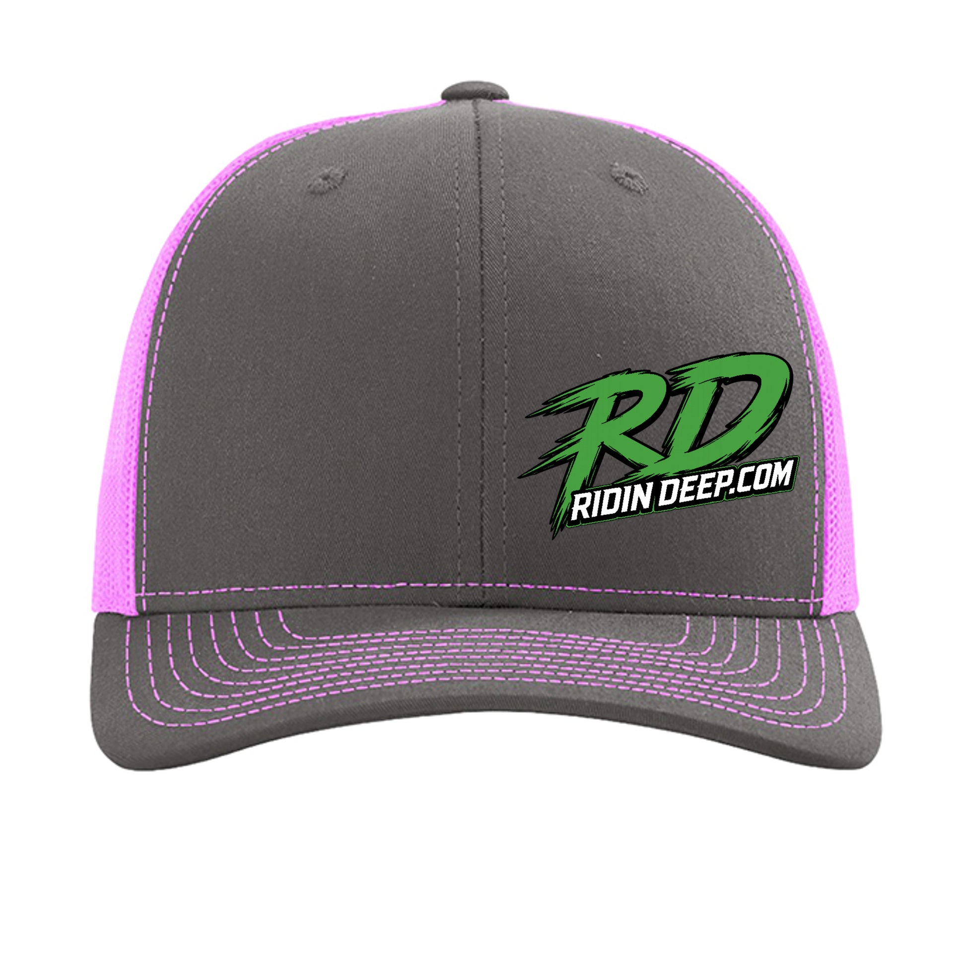 Charcoal/ Neon Pink - 112 - FRONT