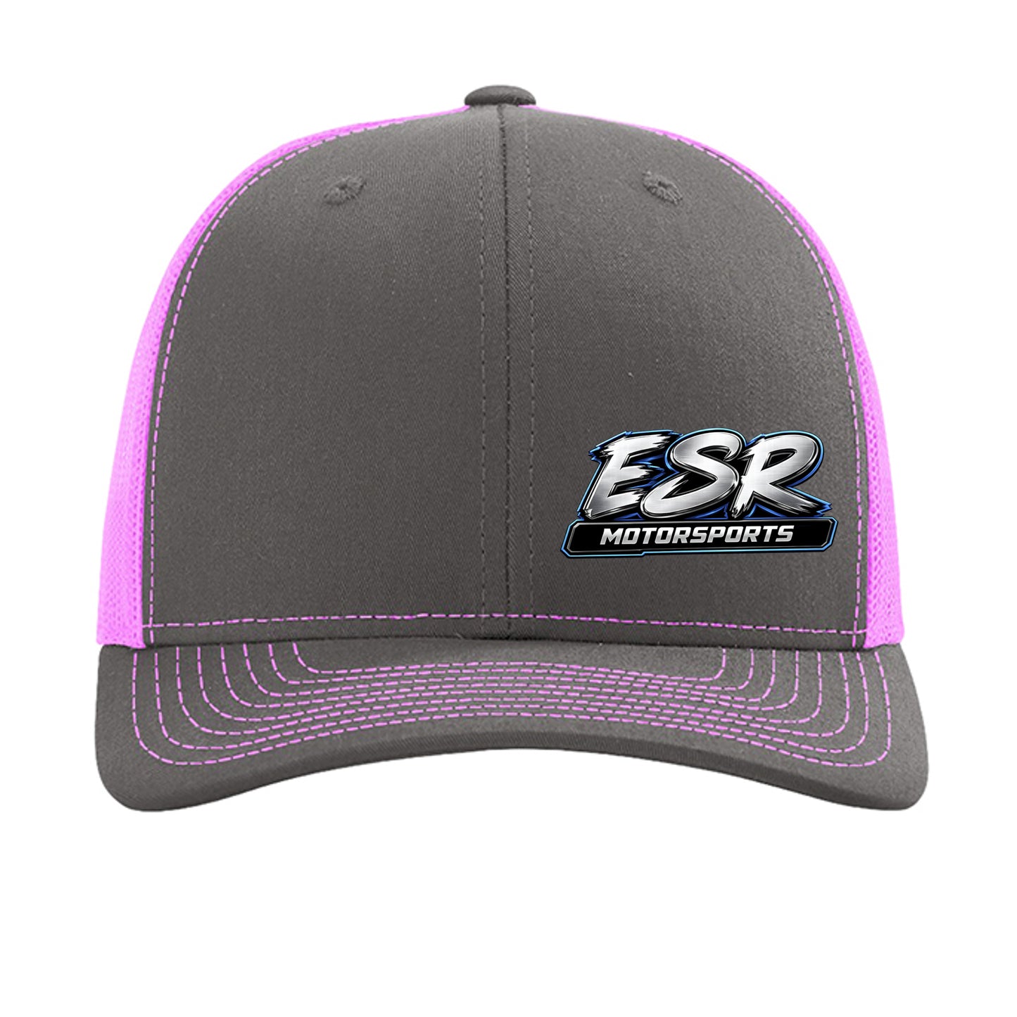 Charcoal/ Neon Pink - 112 - FRONT