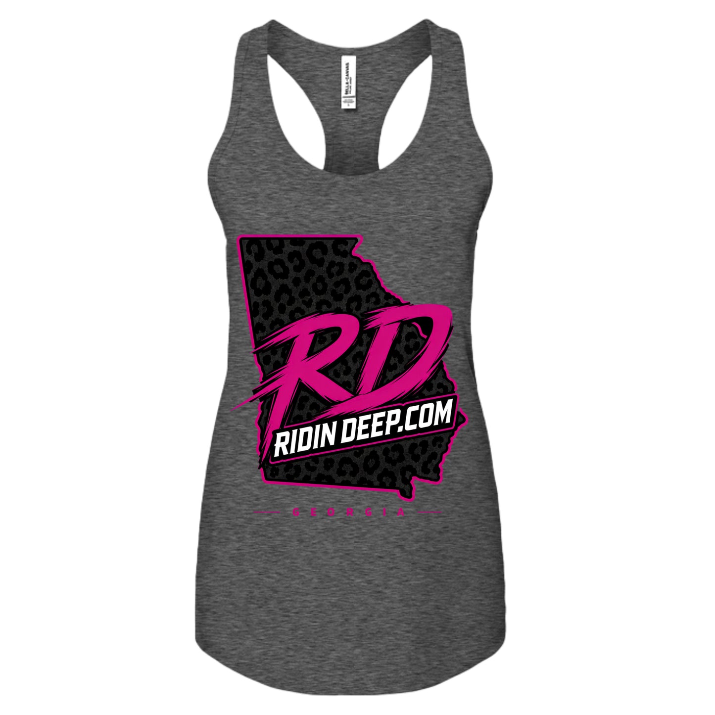 Dark Grey Heather - B6008 - FRONT